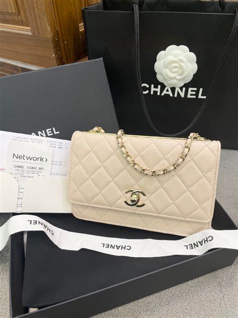 chanel 2020 wallet on chain|Chanel wallet on chain trendy.